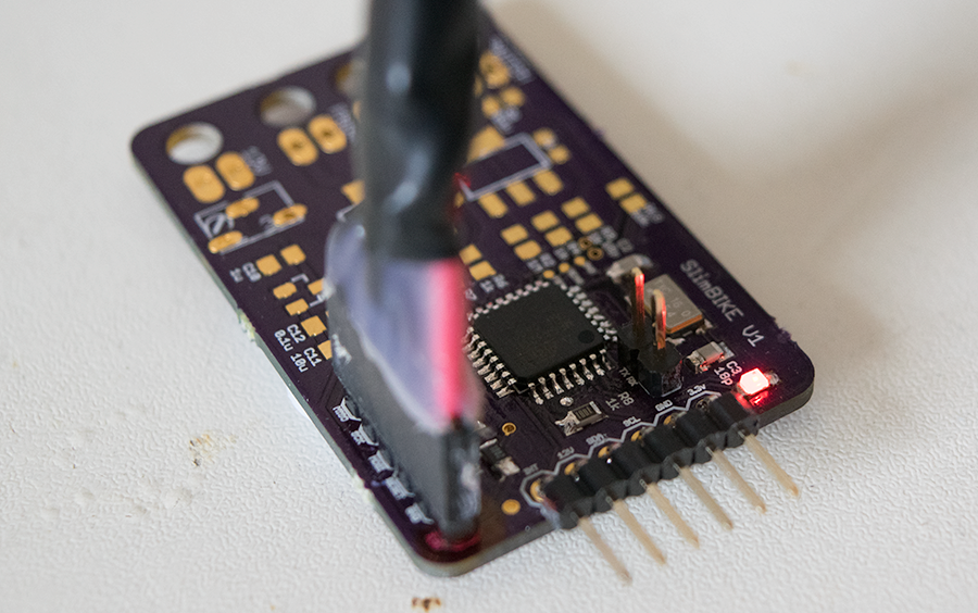 Uploading Uno bootloader to the SlimBIKE V1 via custom pinout ICP port